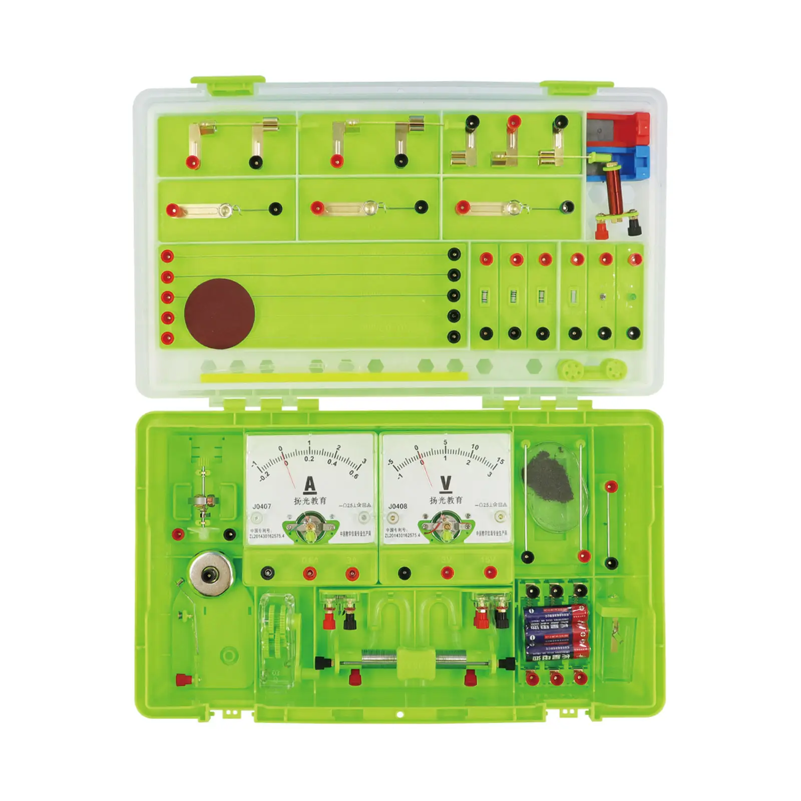 Kit de circuitos eletromagnéticos paralelos de alta qualidade, conjunto de estudo, experimento científico, kit educacional para escola, recursos de ensino