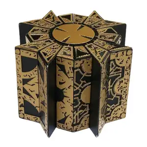 HELLRAISER destacável caixa de quebra-cabeça Lemarchand's Box Configuração Lamento 3D Impresso ouro
