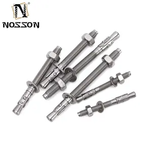 Wedge Anchor Bolt M8 M10 M12 M36 Standard Din 529 Stainless Steel Boulon Concrete Anchor Bolts Drop In Expansion Anchor Price