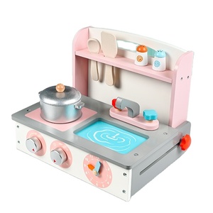 Jouet de cuisine en bois pour enfants, stand de crème glacée, jeu d'imitation, aliments jouets pour filles, cadeau idéal - Product Image 1