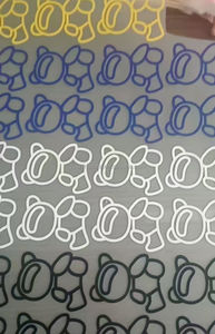 Tintas de Silicona <span class=keywords><strong>para</strong></span> Serigrafía Brillante, Inodoras, Incoloras, Certificadas por OEKO-TEX, <span class=keywords><strong>Pegamento</strong></span> Termofusible de Esquina Afilada <span class=keywords><strong>para</strong></span> Prendas Textiles - Product Image 5