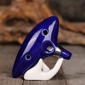 Wholesale Ocarina 12 Hole Ceramic Ocarinas with Songbook Bag Display Stand <b>Musical</b> Instrument for Beginner - Product Image 4