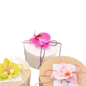 New Year's Day <strong>Birthday</strong> Instagram Style Round Kraft Paper <strong>Gift</strong> Box for Souvenir Packaging - Product Image 5