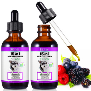 Oimmal Senior Hondensupplementen 15-in-1 Hondenvitamines Multivitamine Druppels voor Huid, Vacht, Hartgezondheid, Botten en Gewrichtsondersteuning - Product Image 1