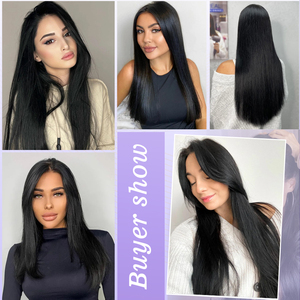 Extensiones de Cabello Remy Liso con Cutícula Alineada, de Piel PU Invisible, Cabello Humano 100% Natural, Color Personalizado, Venta al por Mayor OEM K.swigs - Product Image 3