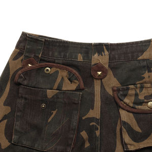 Pantalon Cargo Camouflage Tactique Droit Ample en Coton Délavé au Soleil et Nylon Ripstop Sergé – Fabrication Personnalisée - Product Image 4