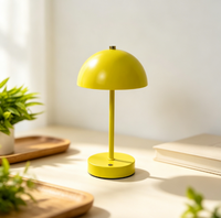 Lampe de table en fer de luxe, décoration d'intérieur, commande tactile intelligente, batterie rechargeable, LED à intensité variable, éclairage moderne pour salon