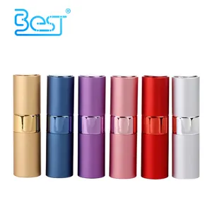 Bán buôn 8ml/10ml đầy màu sắc Xoắn nhôm Nước hoa Atomizer chai bơm lại túi nước hoa Atomizer - Product Image 1