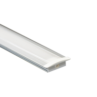1707A Profilé en aluminium encastré pour meuble de cuisine Bande lumineuse linéaire à LED