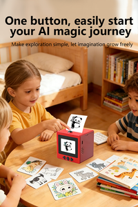 AI Magic Box Spraakgestuurde Draagbare HD Schermprinter voor Kindercadeaus Tekenen Afdrukken Speelgoed WIFI Thermische <span class=keywords><strong>Printer</strong></span> AI Slimme <span class=keywords><strong>Printer</strong></span> - Product Image 6