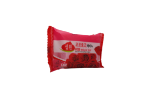 Savon exfoliant à la coco et à la rose, produit coréen de qualité supérieure, pour une exfoliation florale romantique et une nutrition de la peau. - Product Image 4