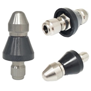 Boquilla de limpieza de desagües de acero inoxidable de 1/2 pulgada, 60L, 1 frontal y 6 traseras, chorro de alta presión para alcantarillado, núcleo cerámico tipo <span class=keywords><strong>torpedo</strong></span> - Product Image 5