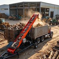Nastro Trasportatore per Tronchi Resistente da 6m Wemax, Macchinario Forestale, Macchina Spaccalegna, Nastro Trasportatore per Processore di Legna da Ardere