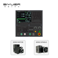 Contrôleur 2 axes Siyuer 998T-MAX avec carte d'E/S, moteur servo et pilote, kit complet de modernisation de tour CNC