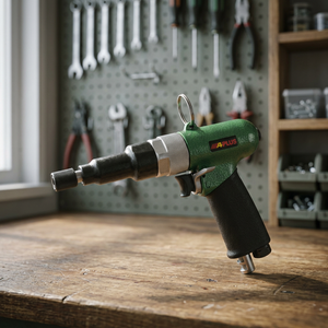 APLUS GLS-405LN 1/4" HEX GREEN TRIGGER THROTTLE AIR PISTOL GRIP ไขควงปรับระดับได้ 550 รอบต่อนาที 4 นิวตันเมตร ISO9001 - Product Image 2