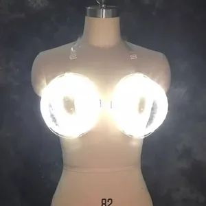 Soutien-gorge LED lumineux Richshining pour soirées en boîte de nuit, soutien-gorge à grande taille pour jeunes filles, idéal pour les fêtes - Product Image 1