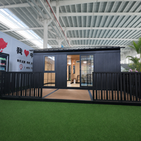 Maison conteneur préfabriquée standard UE de 20 pieds avec toit en pente pour chambre d'hôtel et logement dans le jardin
