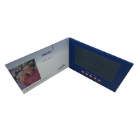 Belle conception 10.1 pouces LCD vidéo Brochure avec Usb vidéo Brochure livre en gros sur mesure vidéo carte de voeux papier