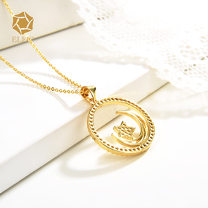 Delicata Collana in Rame Placcato Oro 14K con Zirconi, Ciondolo a Cuore <span class=keywords><strong>Sole</strong></span> Luna <span class=keywords><strong>Mamma</strong></span>, Catena Trendy da Donna per <span class=keywords><strong>la</strong></span> Clavicola, Gioielli alla Moda per <span class=keywords><strong>la</strong></span> Festa della <span class=keywords><strong>Mamma</strong></span> - Product Image 6