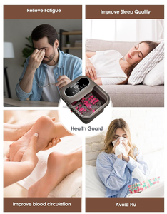 Bain de <span class=keywords><strong>pieds</strong></span> électrique chauffant rapide pliable avec jets d'eau, spa pour les <span class=keywords><strong>pieds</strong></span>, masseur, favorise la circulation sanguine - Product Image 3