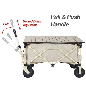 Carrito Plegable YILU para Camping y Playa, Carrito Plegable con Mesa de Aluminio Tipo Rollo de Huevo - Product Image 2