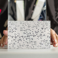Nouveau produit autocollants d'étiquettes en braille personnalisés de haute qualité produit d'impression d'étiquettes en braille réutilisables à lecture pratique