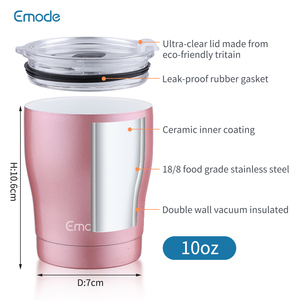 Taza Personalizada con Logo Impreso al por Mayor con Caja, <span class=keywords><strong>Tazas</strong></span> <span class=keywords><strong>de</strong></span> Café, Vasos Metálicos, <span class=keywords><strong>Tazas</strong></span> <span class=keywords><strong>de</strong></span> Acero Inoxidable <span class=keywords><strong>de</strong></span> 10 oz, Taza en Blanco con Interior <span class=keywords><strong>de</strong></span> Cerámica - Product Image 3