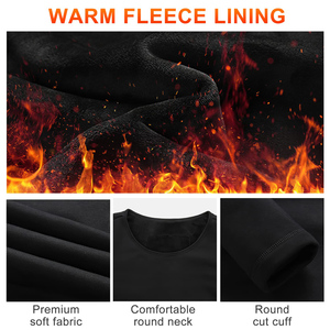 Heated Shirt Electric Heating <b>Underwear</b> Shirt Long Sleeves Fleece Lined <b>Thermal</b> Tops <b>For</b> Cold Weather <b>Women</b> - Product Image 5