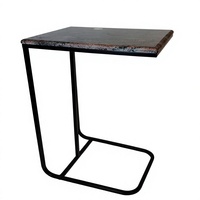 Table basse moderne artistique de style Mid-Century, écologique, petite, avec structure en fer, mobilier de salon de luxe léger, minimaliste