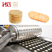 Ligne de production industrielle de machines à snacks, ligne de traitement de craquelins de riz, équipement de friture automatique en acier inoxydable