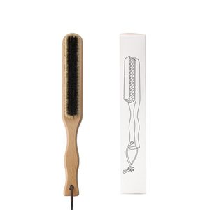Brosse de nettoyage en bois à manche en bois pour vêtements, lit, chapeaux en <span class=keywords><strong>feutre</strong></span> et crin de cheval (<span class=keywords><strong>noir</strong></span>) – Vente en gros - Product Image 2