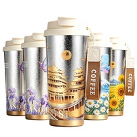 Thermos en titane pur moderne de grande capacité, isolation thermique de 6 à 12 heures, anti-fuite, léger, écologique, boîte cadeau