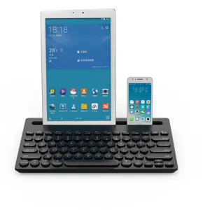 iK3381 Wireless Keyboard Dual Channel Multi Device Universal Wireless BT3.0 Keyboard Portable Slim with 20m Connection 15 pro