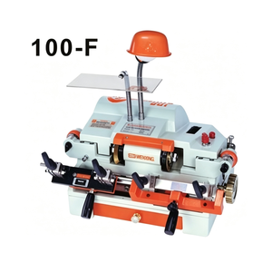 Duplicadora de Llaves Multifuncional de Doble Cabezal WenXing 100F, Máquina Eléctrica Universal de Alta Precisión para Copiar Llaves Metálicas, Color Naranja - Product Image 1