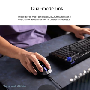 เม้าส์เล่นเกมไร้สายความเร็วสูง <span class=keywords><strong>G304</strong></span> x เบาดีไซน์น้ำหนักเบาเวลาแฝงต่ำ25600 dpi เซ็นเซอร์ฮีโร่25K 24GHz USB - Product Image 2