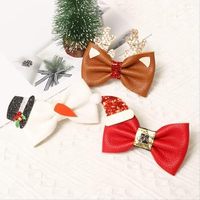 Barrettes de Noël pour filles : Adorables pinces à cheveux renne, bonhomme en pain d'épices, nœuds, bonhomme de neige, Père Noël – Accessoires capillaires pour fêtes de fin d'année