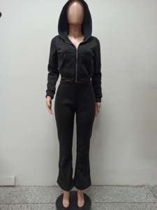 Conyson Novedades de Otoño Conjunto Deportivo de 2 Piezas para Mujer Chaqueta de Béisbol para Correr Logo Personalizado Conjuntos de Jogger para Mujer - Product Image 4