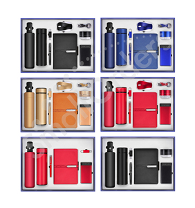 Custom 2025 New Products Ideas 2025 Promotional Notebook Corporate Business Luxury Gifts Items Sets with Vacuum Flask <strong>Pens</strong>