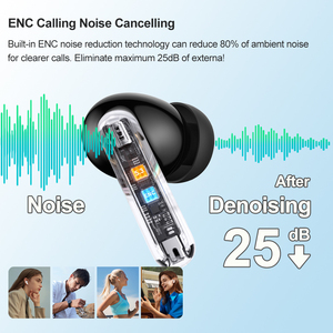 Chất Lượng Cao Không Dây Earbuds Thuyền Chơi Game Tai Nghe Không Dây <span class=keywords><strong>Bluetooth</strong></span> Giá Rẻ Tai Nghe Không Dây Tiếng Ồn Hủy Bỏ Tai Nghe - Product Image 2