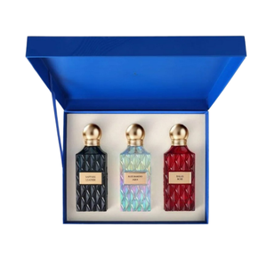 Set Regalo di Profumi di Lusso per <span class=keywords><strong>Uomo</strong></span> IBRAQ Diamond Collection, 3 Flaconi <span class=keywords><strong>da</strong></span> 75ml, Fragranza Naturale a Lunga Durata - Product Image 1