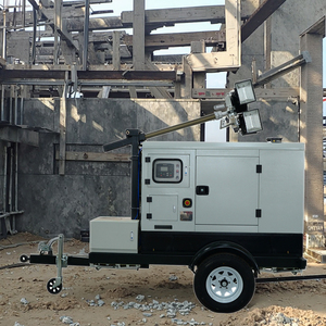 Small Size 12.5 kW Diesel Generator with Auto Start Mobile LED Light <strong>Source</strong> &amp; IP65 Flood Control Emergency Lighting <strong>Lighthouse</strong> - Product Image 3