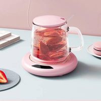 Ensemble cadeau pour le bureau et la maison, chauffe-tasse électrique intelligent, chauffe-tasse en céramique thermostatique, chauffe-eau, chauffe-café
