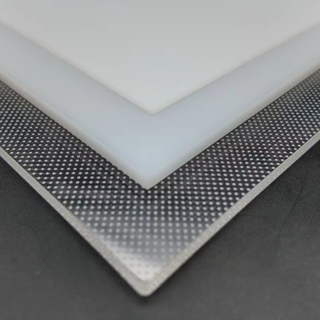 3 in 1 Integrated Light Guide + Diffuser + Back Panel, Laser Engraved LED Backlit Board