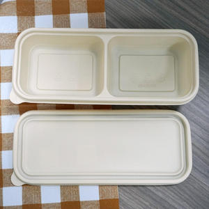 Wholesale Disposable Corn Starch Food Container Biodegradable Compostable <b>Lunch</b> <b>Box</b> for Restaurant and Takeaway - Product Image 3