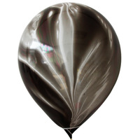 Ensemble de ballons en latex épaissi de 10 pouces, 2,2 g, écologiques, durables, en agate marbrée, confettis, pour la décoration de mariage, d'anniversaire ou de fête