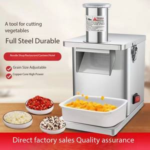 Commercial électrique multifonctionnel fruits et légumes Cutter Dicer trancheuse déchiqueteuse granulés Cube Machine en acier inoxydable moteur-noyau - Product Image 5