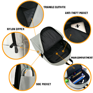 2025 hợp thời trang ba lô với tính năng chống thấm nước tùy chỉnh mát mẻ Polyester Lót Dây kéo đóng cửa - Product Image 6