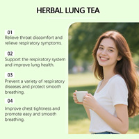 Tisane aux herbes pour les poumons et la gorge, apaisante, à base d'extraits végétaux, pour un confort quotidien doux, en sachet – Meilleures ventes