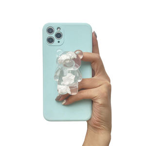 Support de téléphone portable Griptok en résine cristalline 3D, motif ours et nuage, coloré et adorable - Product Image 6