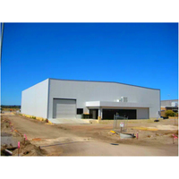 Conception de plans de bâtiments d'entrepôts modernes en structure légère d'acier de haute qualité avec solutions de garage et d'hangar